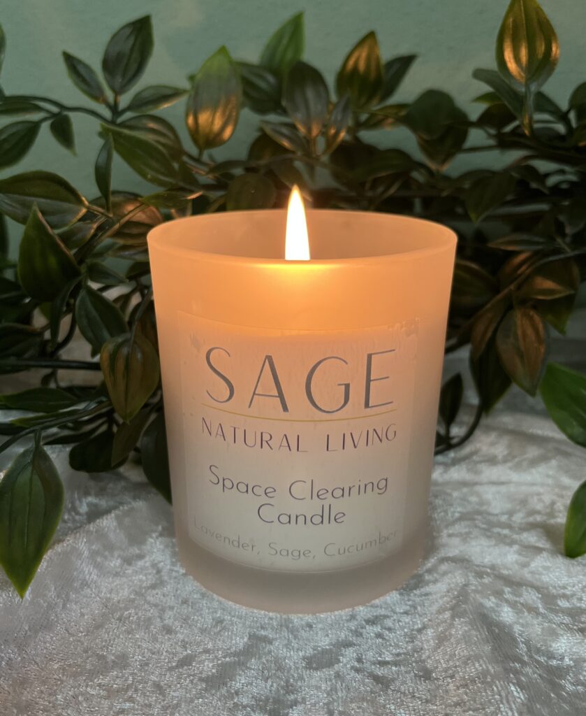 Sage Natural Living Space Clearing Candle