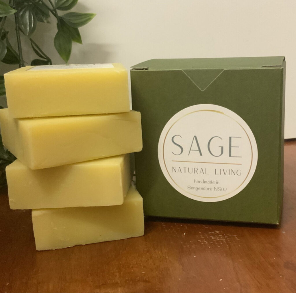 Handmade in Bungendore, Sage Natural Living Cleansing Bar