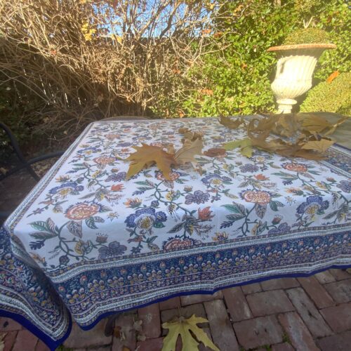 Anokhi Square tablecloth 140 x 140cm