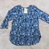 Anokhi Centrepoint Pleat Top blues