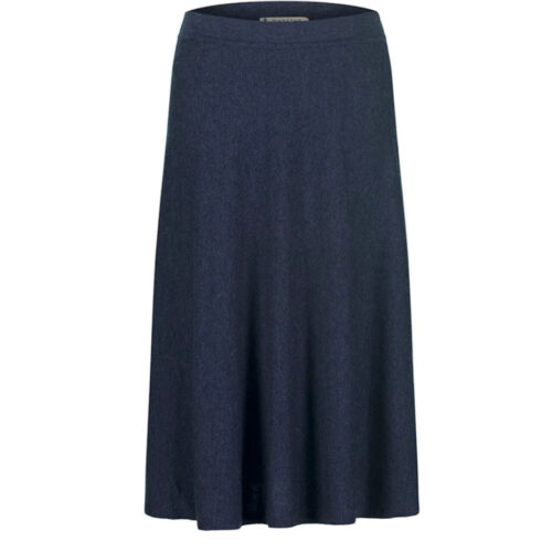 Mansted Ning Merino Cotton skirt soft blue