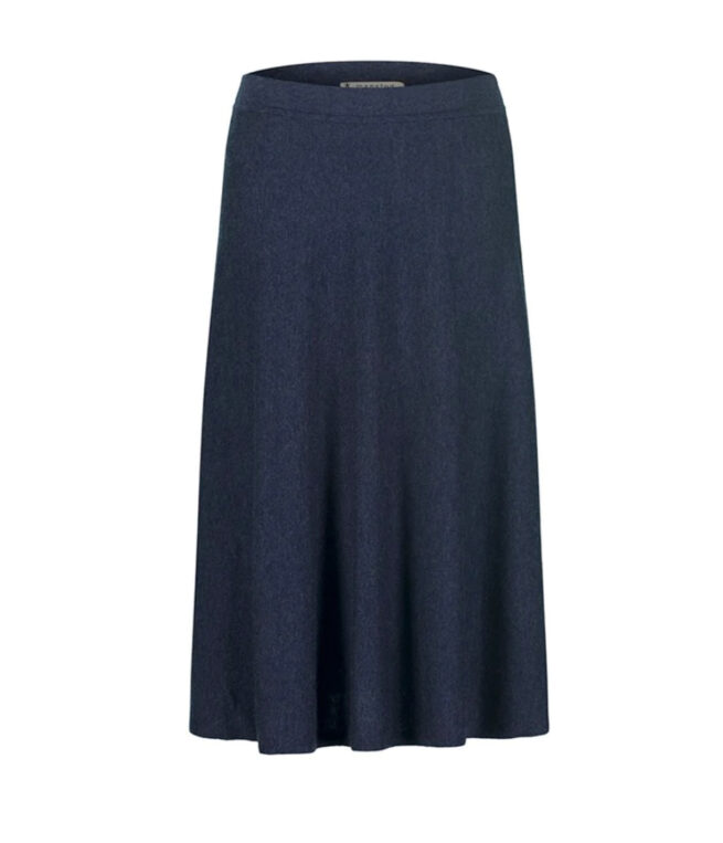 Mansted Ning Merino Cotton skirt soft blue