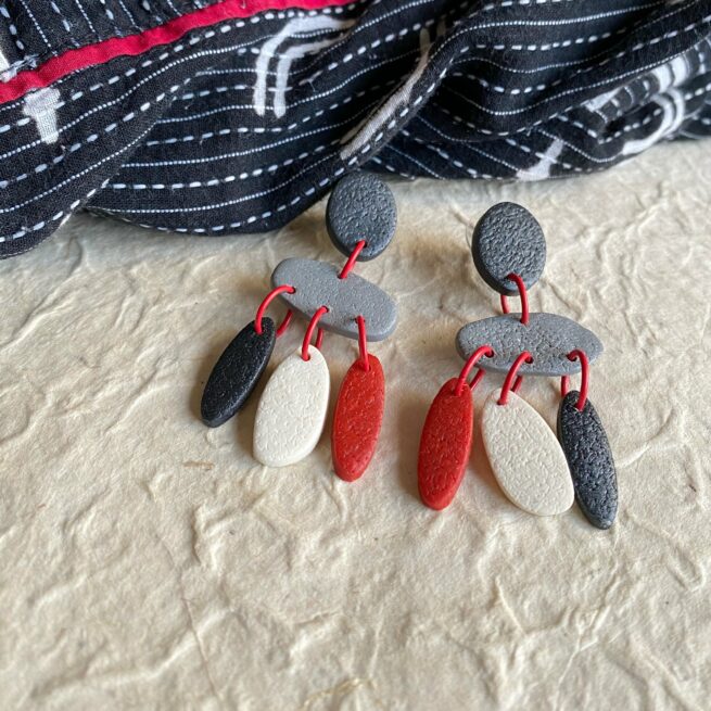 Sammunat Nepal Dhaka Earrings