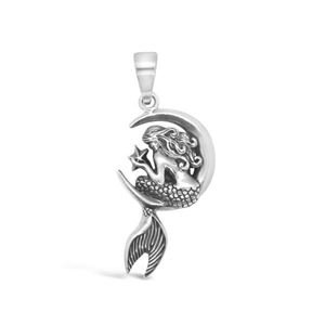 Mermaid Pendant Sterling Silver