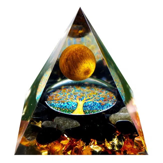 Orgonite & Tigers Eye Pyramid