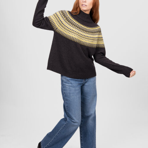 BL6641 Fair Isle Raglan Pullover Bridge & Lord
