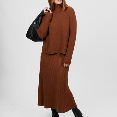 BL6662 Bridge & Lord Sophie Panelled Flared Skirt