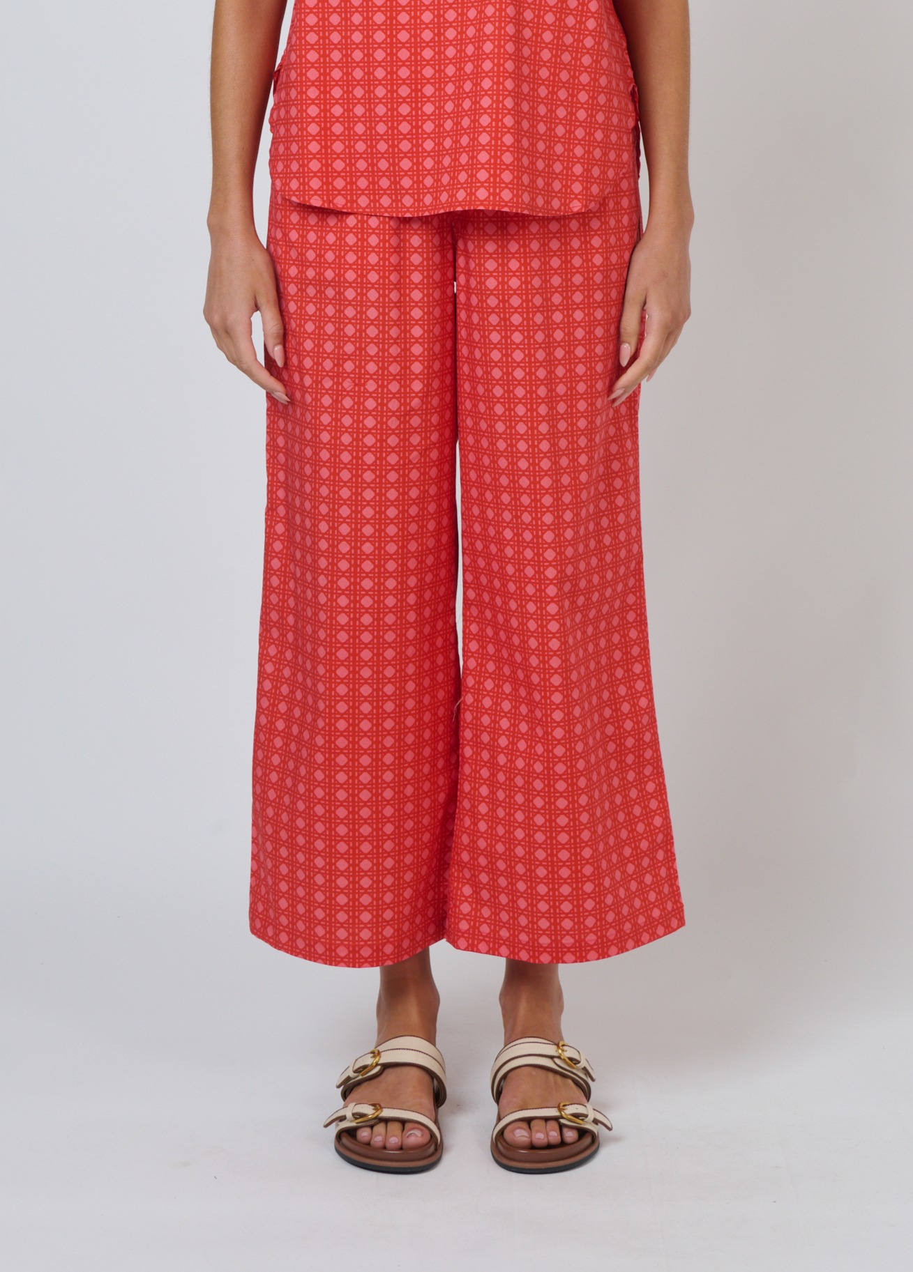 Naturals by O&J GA637 Poplin Pants Cannage - Image 2