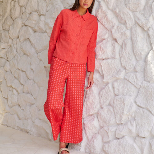 Naturals by O&J GA637 Poplin Pants Cannage
