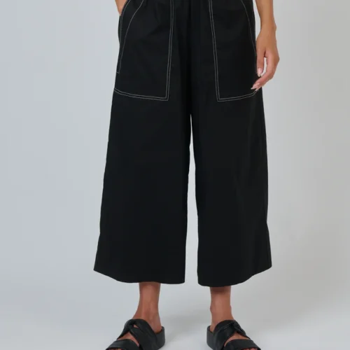 Naturals by O&J GA713 Poplin Pants Black