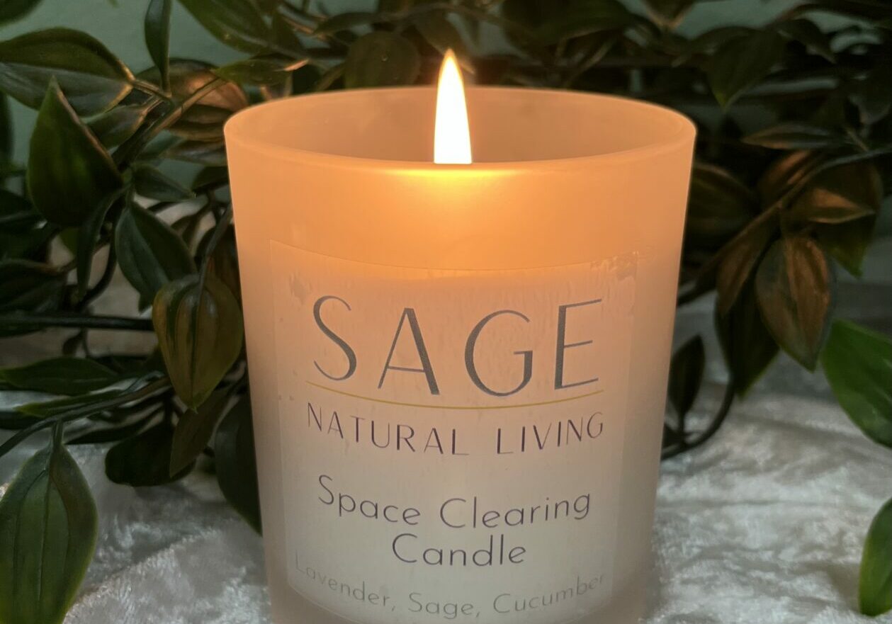 Sage Natural Living Space Clearing Candle