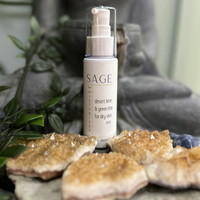 Sage Natural Living Natural Moisturiser desert lime