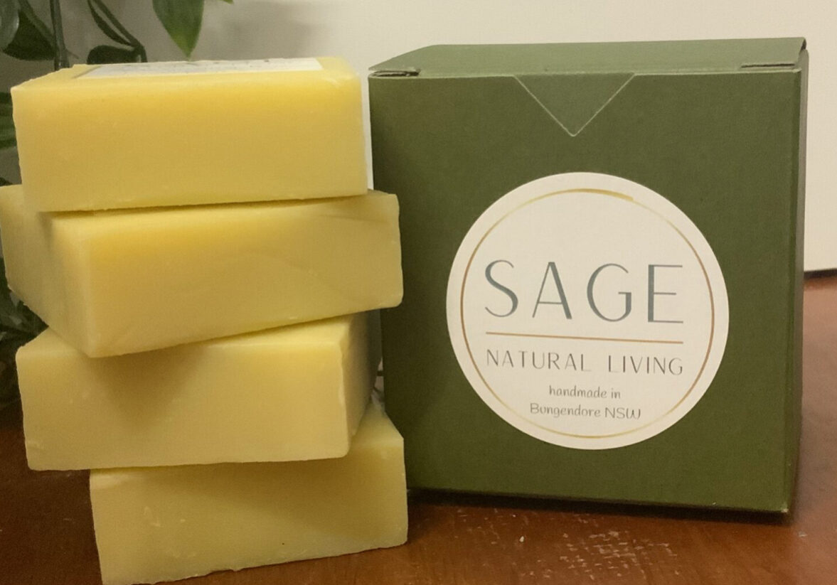 Handmade in Bungendore, Sage Natural Living Cleansing Bar
