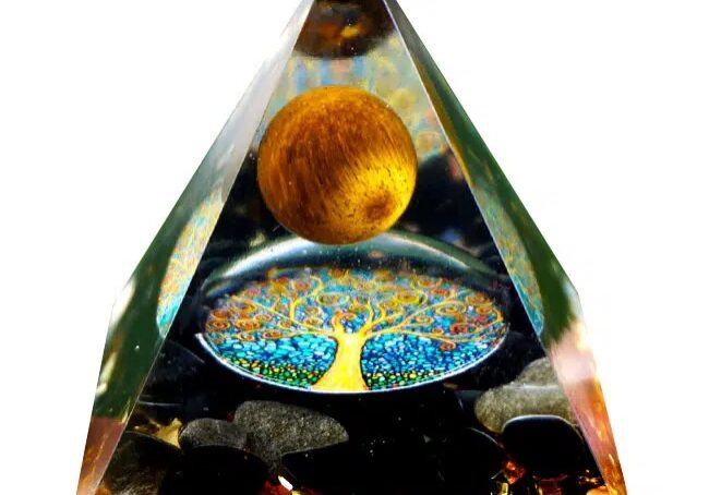 Orgonite & Tigers Eye Pyramid