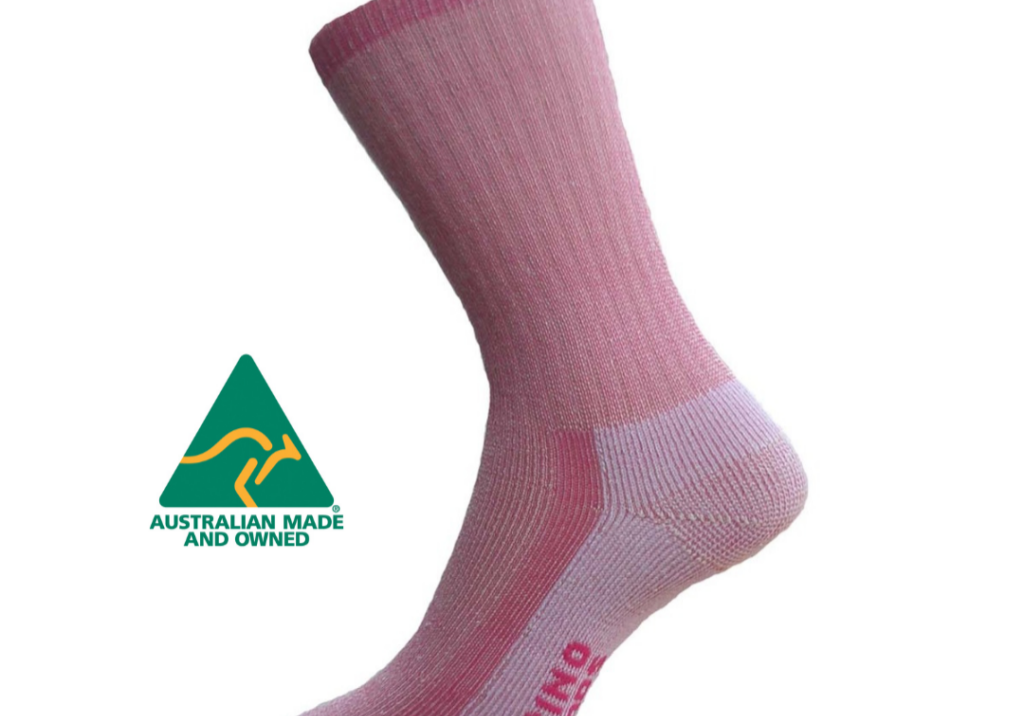 Australian Made Socks Merino Treads